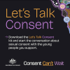 Let's Talk Consent Social Tile 1 
